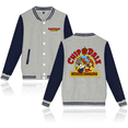 thumbnail image 5 of Chaqueta bomber de Chip n Dale para mujer y hombre, chaqueta de béisbol de otoño, abrigo de dibujos animados para niños, ropa de calle, chaqueta bomber de estilo Harajuku para la universidad, 5 of 5