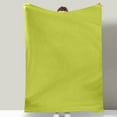 thumbnail image 4 of Boovnll Throw Blanket, Super Cozy Soft Solid Color Microfiber Flannel Fleece Blankets for Home Office Living Room Couch Sofa, Blanket (59x39", Green), 4 of 4