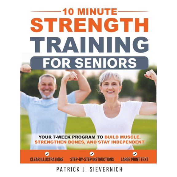Libro Majosta Entrenamiento de Fuerza de 10 Minutos para Adultos Mayores