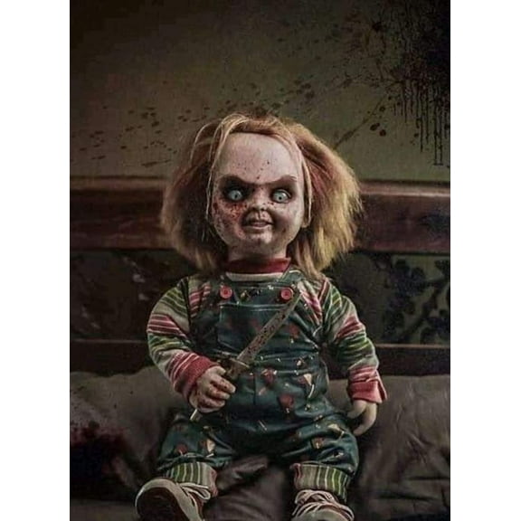 Diamond Art Painting Kits for Adults-Chucky Diamond Painting Kits DIY 5D Child's Play Full Drill Art Perfect for Wall Decor Gift (12x16inch)