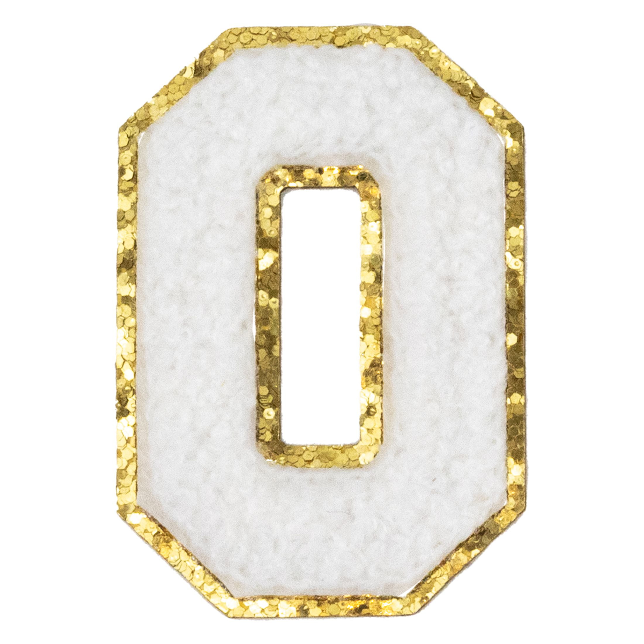(6 pack) Hello Hobby Chenille O White Patch