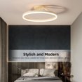 thumbnail image 3 of Modern LED Ceiling Light, Iron Acrylic Dimmable 3000K-6500K Flush Mount Ceiling Light Fixture  for Living Room, 3 of 7