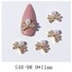 thumbnail image 1 of Joyas para decoración de uñas con forma de lazo, borlas, colgantes, circonitas, diamantes, superbrillantes, cadena decorativa para uñas, 1 of 6