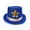 Blue, variant on Colorful Festival Party Hat Stage Performance Dress Up Glitter Hats Hip-hop Dance Disco Hat for New Year Carnival Wedding