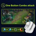 thumbnail image 5 of Mobile Phone Game Joystick Control Touch Screen Joypad Mobile Phone Game Controller for Android for IOS for Hongmeng OS 9.0+ White, 5 of 5