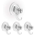 thumbnail image 1 of Transparent Reusable Vacuum Hooks Strong Suction Cup Hangers for Kitchen Bathroom, 1 of 8