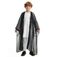 thumbnail image 6 of lnmuld Kids Coats Elegant Arabic Thobe Traditional Kaftan Robe Set for Teenage Boys with Long Sleeve Embroidered Design Solid Color Size:5-6 Years, 6 of 9