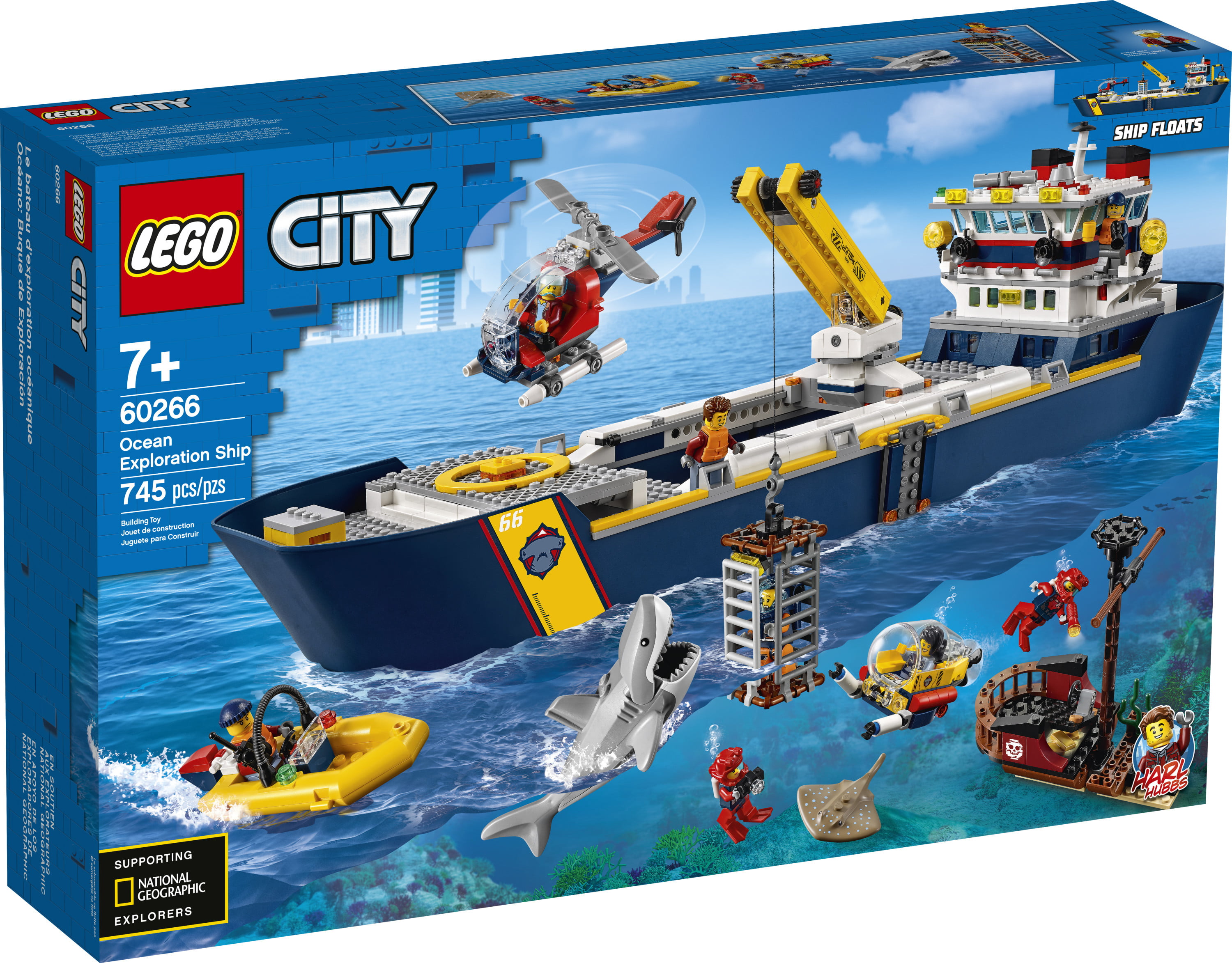 LEGO Ocean Exploration Ship 60266 Set (745 Pieces) - Walmart.com