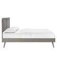 thumbnail image 4 of Modway Marlee Full Wood Platform Bed with Splayed Legs in Gray, 4 of 9