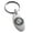 Silver, variant on Stainless Steel Earth Element Rune Engraved Small Oval Charm Keychain Keyring