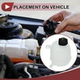 thumbnail image 3 of Unique Bargains 1 Set Engine Coolant Reservoir Water Expansion Tank for RENAULT Megane Scenic Coolant Radiator Reservoir Bottle with Cap No.7701468746/7700805031, 3 of 6