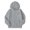 00&Grey795, variant on Tiijoy Hoodies for Girls Heart Print Fleece Zip Up Sweatshirts Jacket, Black, Sizes 5-14