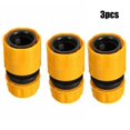 thumbnail image 3 of MYG 3Pcs Garden Watering Hose Pipe Tap Connector Adaptor Fitting Universal, 3 of 9