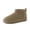 Moss genuine suede, variant on Hip-3 Genuine Suede Leather Ankle Boots for Women – Pull On Cozy Faux Fur Boots Womens Shoes with Comfortable Memory Foam
