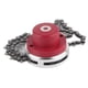 thumbnail image 2 of Cabezal de cadena para desmalezado, repuesto de cabezal de cadena para cortacésped, accesorios para cortacésped, juntas dobles rojas, 65Mn, 2 of 5