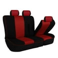 thumbnail image 5 of FH Group Edgy Piping Padded Car Seat Covers Fit For Car Truck SUV Van - Full Set, 5 of 6