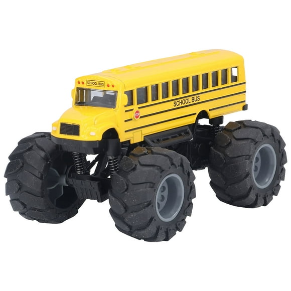 Pull Back Bus Toy,1:43 Scale Bus Car Bus Model Toy School Bus Model Toy Elevated Design