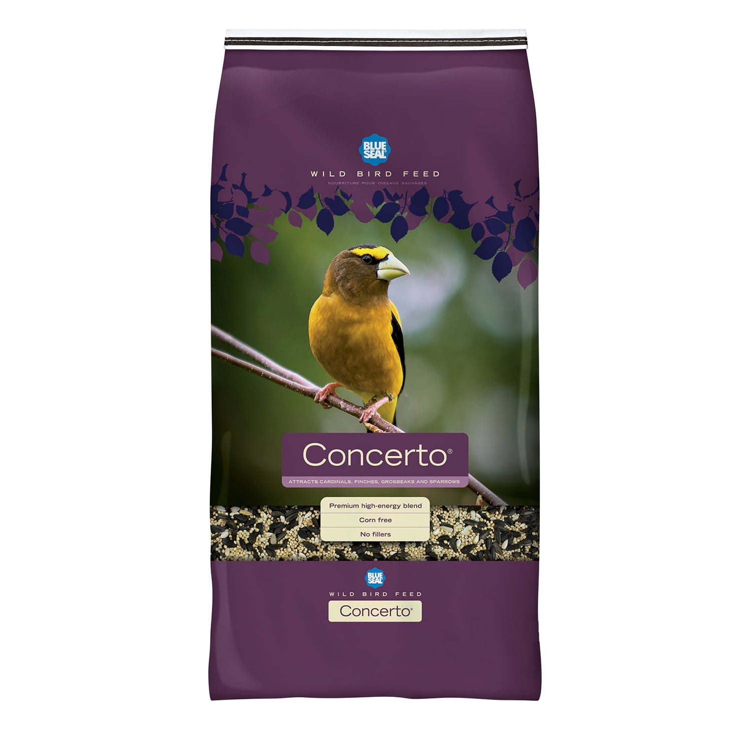 Blue Seal Concerto Premium Bird Seed Attracts Wide Variety of Wild