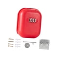 thumbnail image 4 of Caja de seguridad con llave y código de 4 dígitos para montaje en pared, ideal para tiendas, s inmobiliarios y exteriores. rojo, 4 of 8