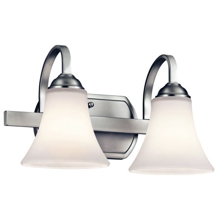 

Kichler 45512Led Keiran 2 Light 14 Wide Led Bathroom Vanity Light - Nickel