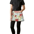 thumbnail image 3 of Men Women Aprons with Pockets Work Waist Apron Pioneer Colorful Floral Half Apron, 3 of 6