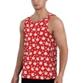 thumbnail image 2 of Xecao Maple Leaves Men's Tank Top Workout Quick Dry Sleeveless Gym Jogging Muscle Shirts Summer Swim Beach Tops, 2 of 9