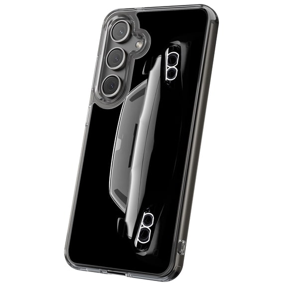 For Samsung Galaxy S21 FE, Hybrid Clear, Racing Car Print, USA