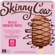 Skinny Cow Oh La La Chocolate Truffle Ice Cream Bars, 6 Ct