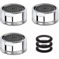 thumbnail image 1 of M20 Faucet Aerator, 3 Pieces Water Saving Faucet Aerator With Stainless Steel Filter, Faucet Water Filter Aerator(20mm Male Thread) Thsinde, 1 of 4