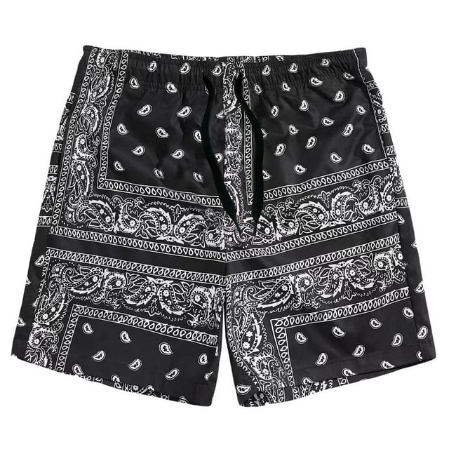 Ramiter Swim Suit Men Mens Swim Trunks with Compression Liner Swimming Shorts Quick Dry Bathing Suits Black,2XL