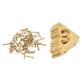 thumbnail image 3 of Cubierta de esquina, 10 protectores de esquinas de metal, protectores de esquinas para muebles, protectores de esquinas de caja de madera, construidos para profesionales, 3 of 12