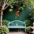 thumbnail image 6 of Resin Hanging Parrot Garden Decor, Realistic Artificial Bird Statue for Patio Fence Home Outdoor Yard Art Decoration, 6 of 8