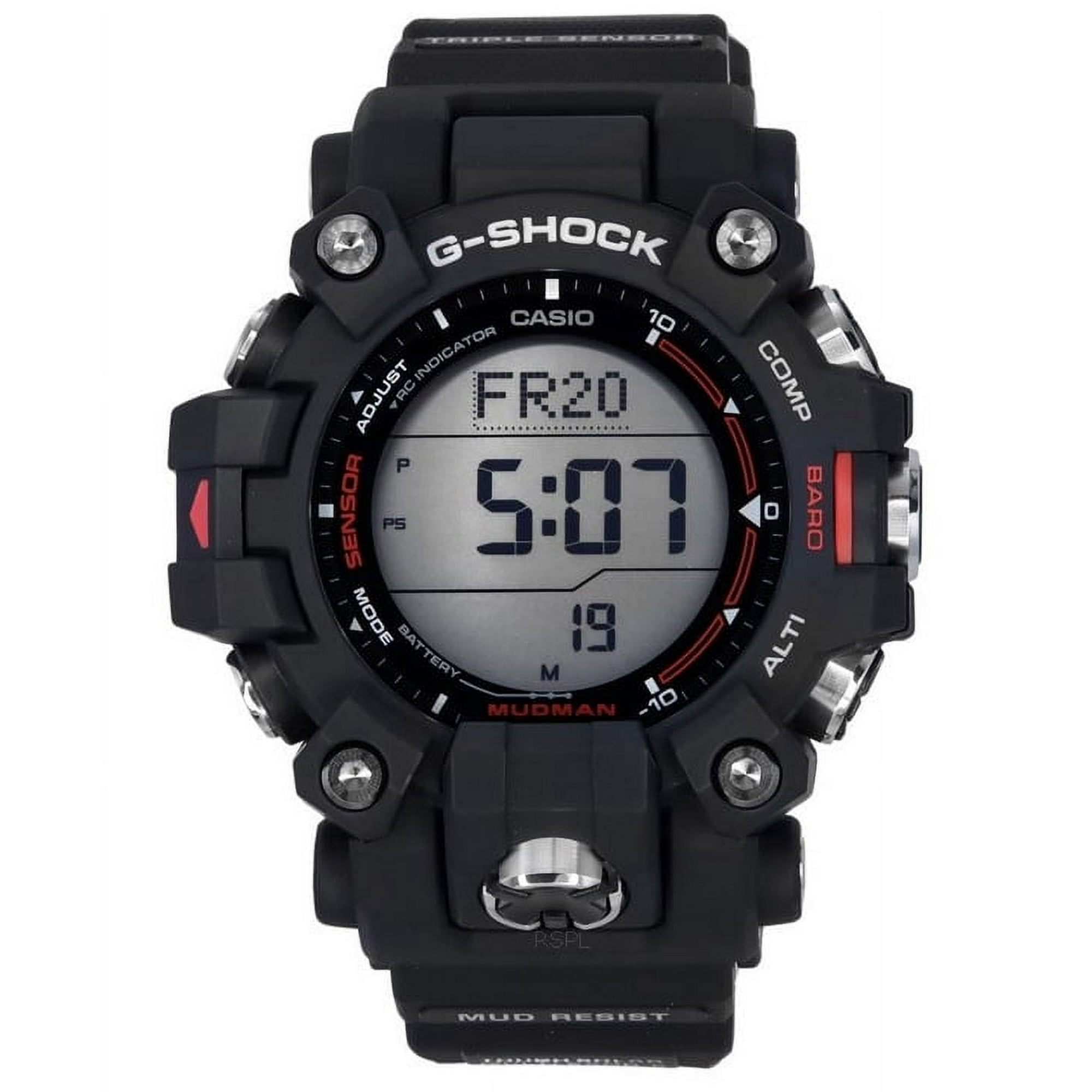 Casio G-Shock Mudman Tough Solar Triple Sensor Men’s Watch - GW-9500-1DR
