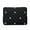 Black, variant on Blue Quilted Laptop Sleeve Bag with Bow Detail Large Size