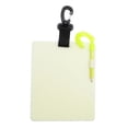 thumbnail image 1 of Ethern Diving Writing Slate Write Wordpad Durability Portable Underwater Gear with Clip, 1 of 9