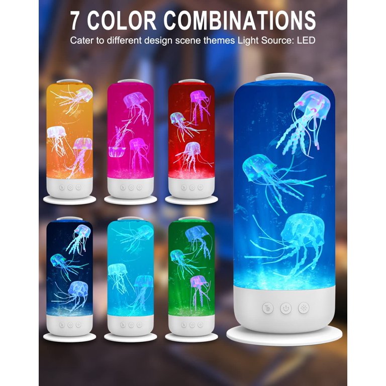 Jellyfish Lava Lamp 7 Color Changing Jellyfish Tank Mood