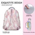 thumbnail image 5 of Pink Dog Paw Backpack for School,Cute School Bag,Schoolbag with Adjustable Shoulder Straps & Padded Back,15.3"x11"x7.1".﻿, 5 of 6