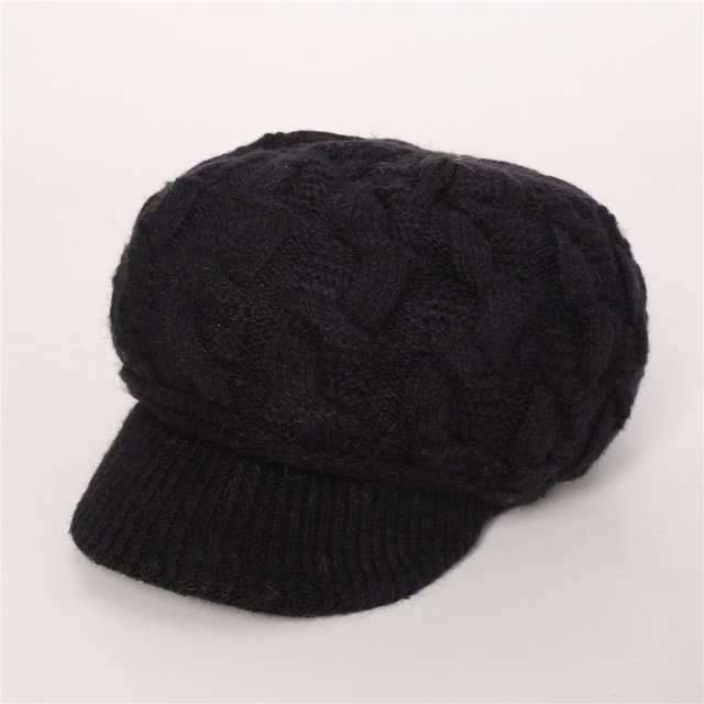 Gorros de invierno de punto para mantener el calor, boinas para mujer, gorros a prueba de frío para exteriores, gorros para mujer, gorro cálido de lana suave para mujer Gao Jinjia LED