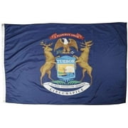 Michigan Flag 4x6 Foot Flag Banner (150 Denier) Super Poly Indoor/Outdoor