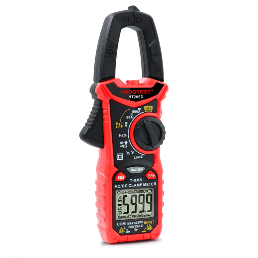 HT206D AC DC Digital Clamp Meter For Measuring AC DC Voltage AC DC ht206d-ac-dc-digital-clamp-meter-for-measuring-ac-dc-voltage-ac-dc