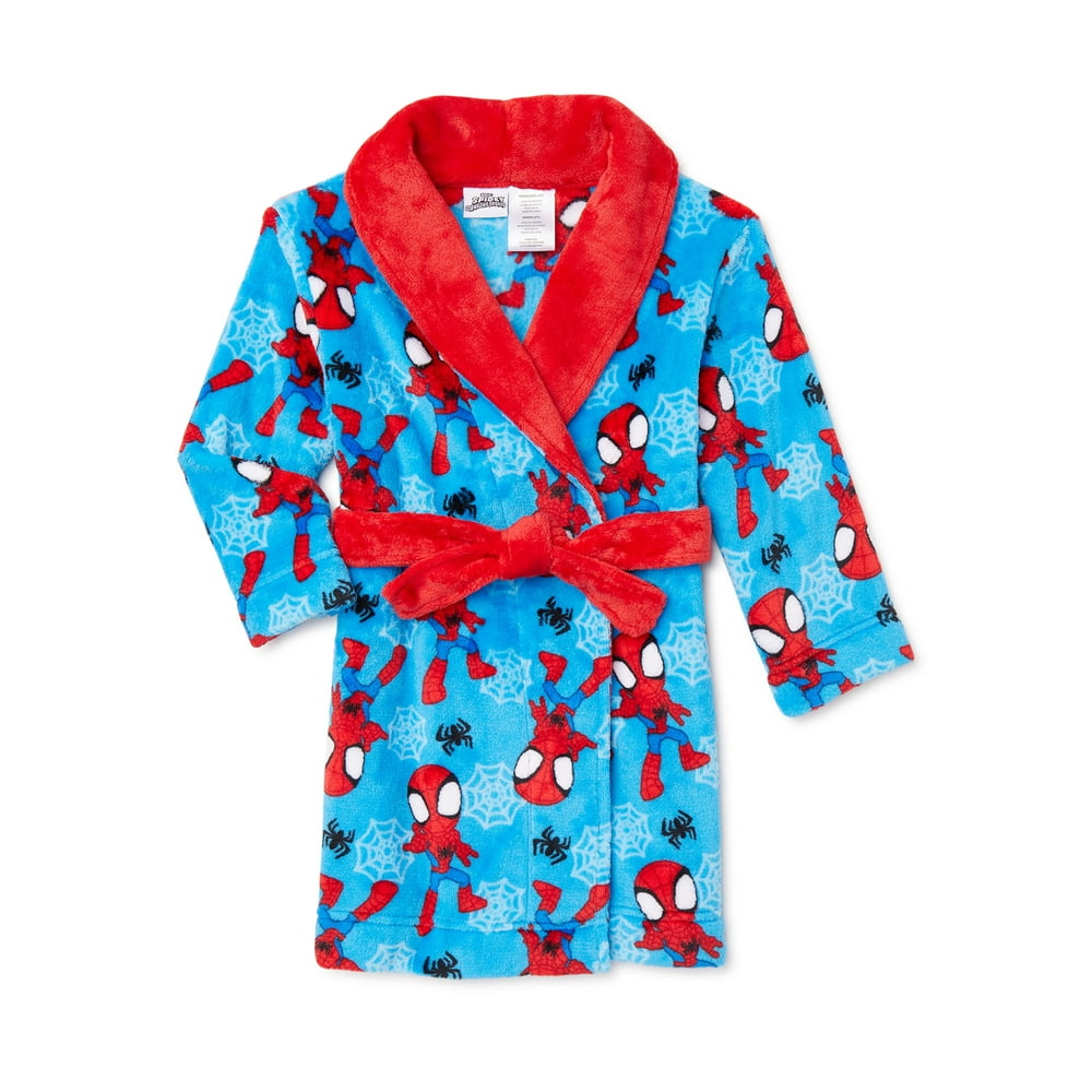 Spiderman and Friends Spiderman Toddler Boys Robe, Sizes 2T5T