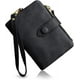 thumbnail image 1 of Cartera pequeña de cuero plegable para mujer, con RFID, ranuras para tarjetas, ventana de identificación, monedero con cremallera, 1 of 5