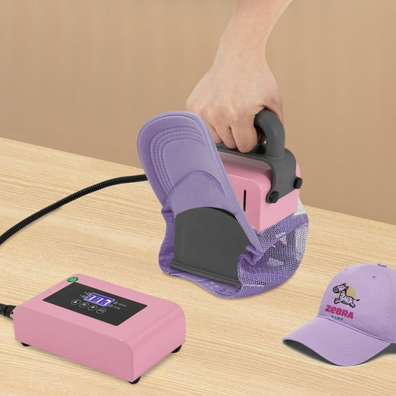 300W T-Shirts Cap Heat Press Machine Electric Hat Heat Press Machine 0-400°F