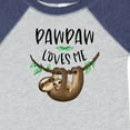 thumbnail image 4 of Inktastic Pawpaw Loves Me Cute Sloth and Baby Boys or Girls Baby Bodysuit, 4 of 5