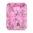 thumbnail image 3 of 1 ct 7x5mm Radiant Cut VVS1 Simulated Pink October Birthstone, 3 of 5