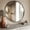 Gray, variant on Aspire Home Accents 7524 Bali Modern Round Wall Mirror, Gray - 24 in.
