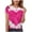 Multicolor 2, variant on LckLvx Valentine Shirts for Girls Trendy Cute Tie Dye Short Sleeve T-Shirts Heart Print Casual Round Neck Blouse Tops