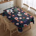 thumbnail image 2 of Pioneer Flower Floral Print Pattern Rectangle Tablecloth 60"x84",Waterproof Polyester Rectangle Table Cloth, Wipeable Spillproof Polyester Tablecloth for Dining, Camping, Indoor and Outdoor, 2 of 5