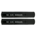 thumbnail image 1 of 2-Pack 3.6 Volt NiMH Battery Sticks (3000 mAh) for Flashlights (Streamlight Stinger HP, XT & PolyStinger), 1 of 1