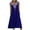 Blue, variant on Enjoytime Women's Summer Dresses Clothes 2025 Fashion Printed V Neck Sleeveless Sun Dress with Pockets Loose Comfy Seaside Travel Womens Sun Dress